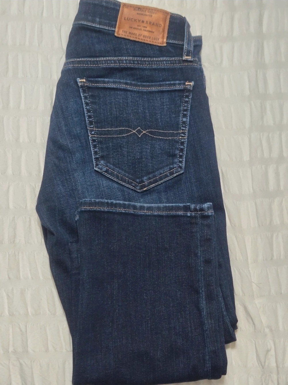 Lucky Brand Women's Dark Indigo Skinny Jeans